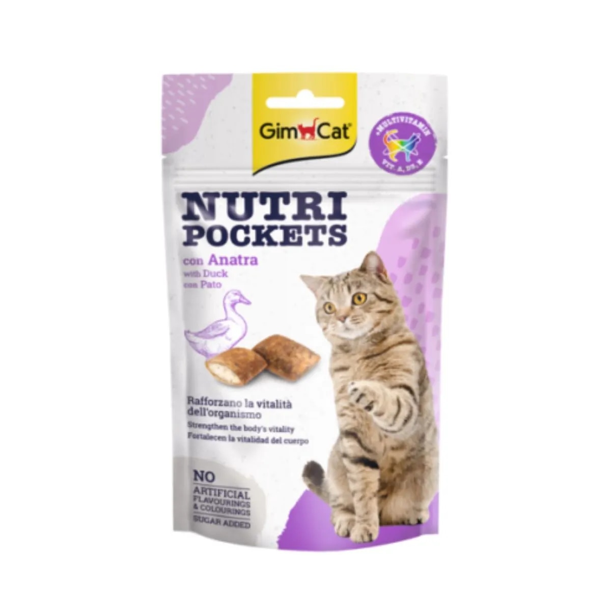 GimCat Nutri Pockets snack per gatti 60 g in offerta da Iper La grande i