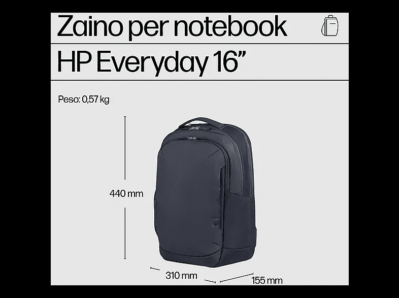 HP Mouse 510 + Zaino Everyday 16" o Zaino Renew Travel 15 in offerta da MediaWorld