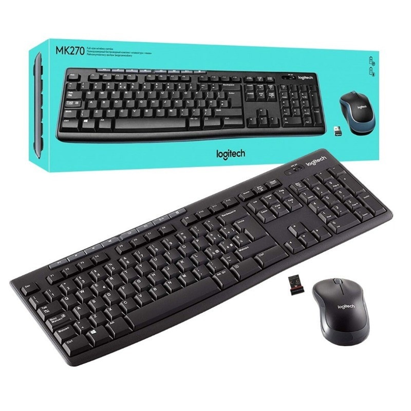 Logitech MK270 Deskset WiFi in offerta da Euronics