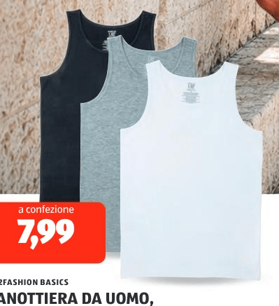 Canottiera da uomo 3 pz UP2FASHION - Offerta nel negozio ALDI