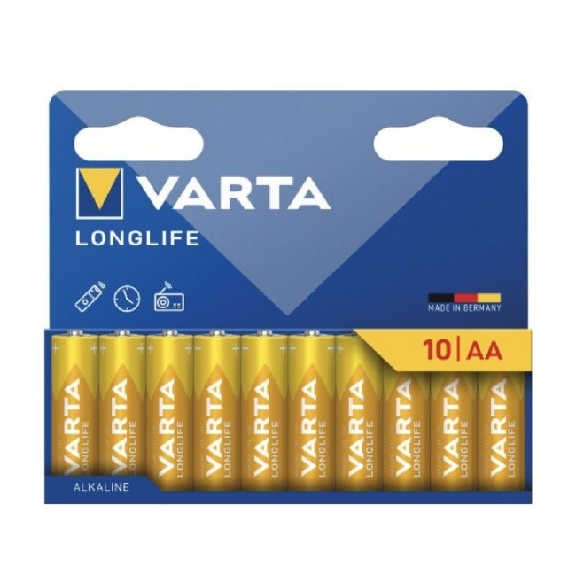 Pile Varta Longlife Power Blister da 10 pezzi, Stilo o ministilo in offerta da Carrefour