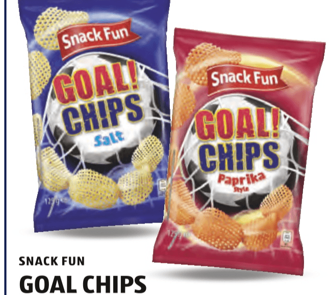 Snack Fun Goal Chips 125 g - Offerta nel negozio ALDI