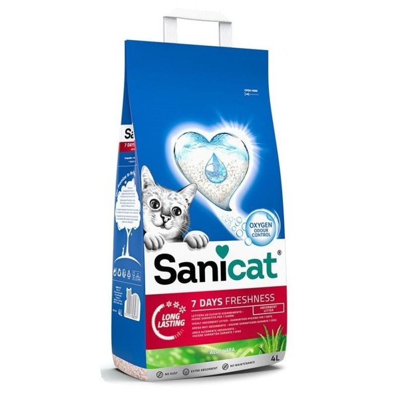 Sanicat 7 Days Freshness Aloe Vera 4 l in offerta da Carrefour