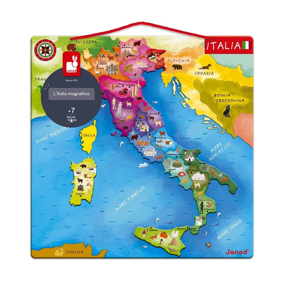 Mappa Magnetica Italia 30x40x1 cm in offerta da Esselunga