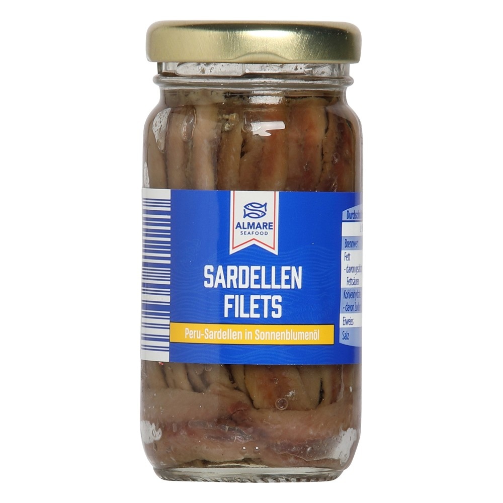 Filetti di acciughe in olio di semi di girasole 90 g ALMARE SEAFOOD in offerta da ALDI