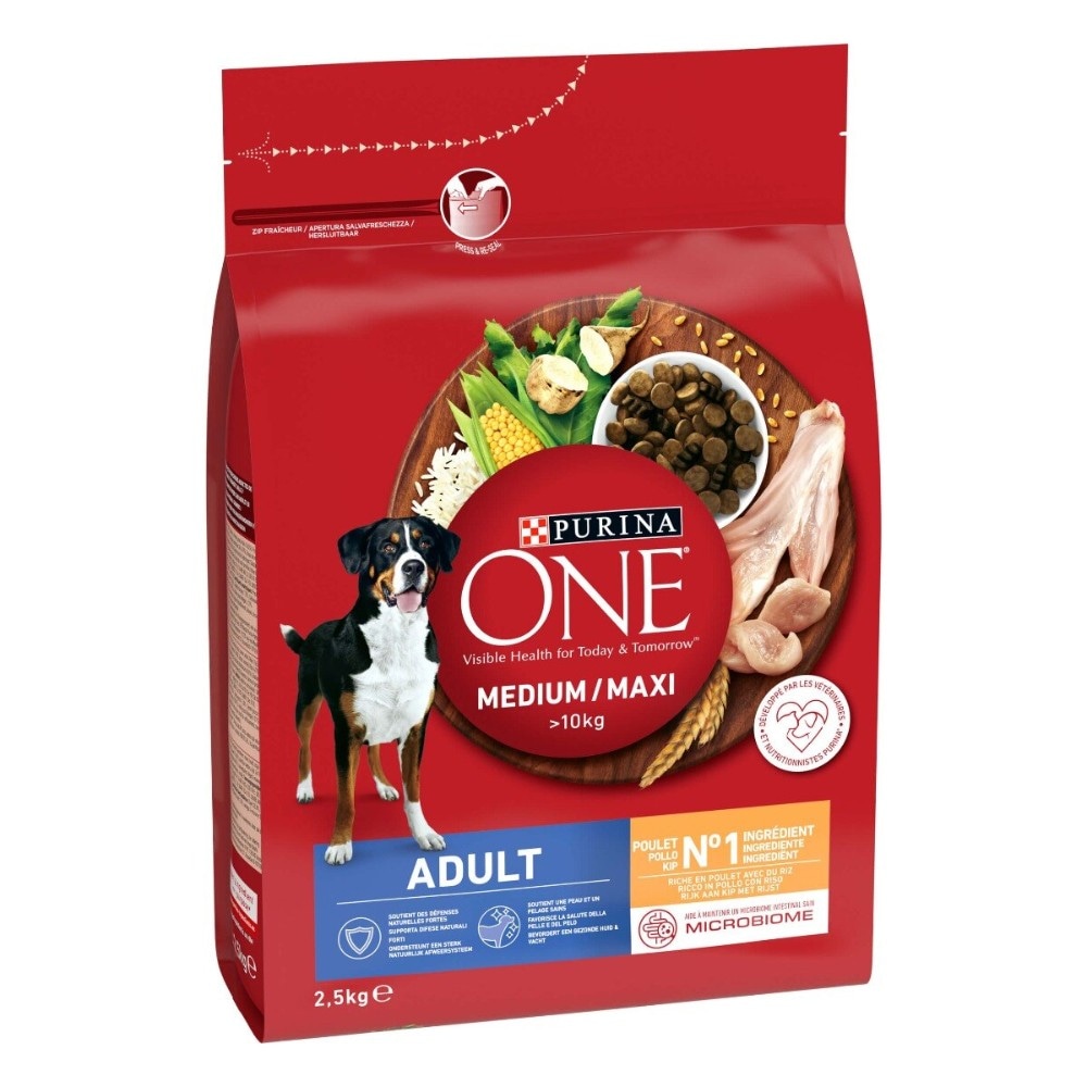 Purina One Medium/Maxi Adult 2500 g in offerta da Il Gigante