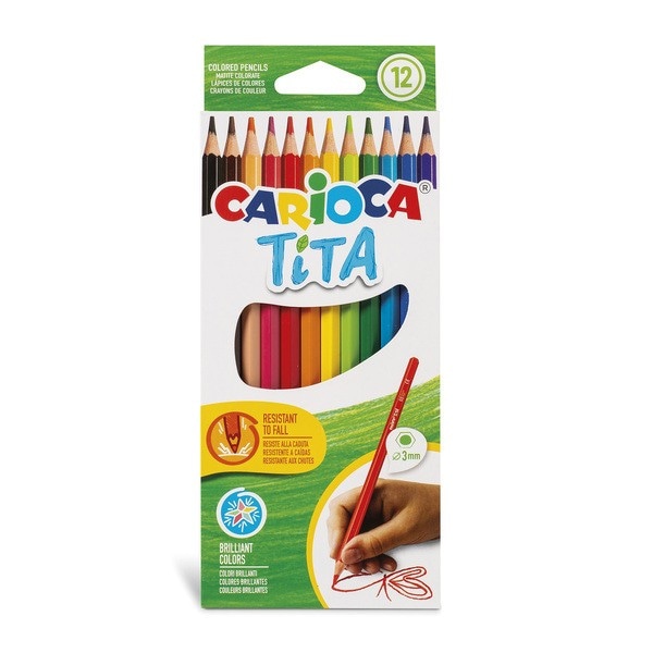 Pastelli Carioca Tita 12 pezzi in offerta da MD