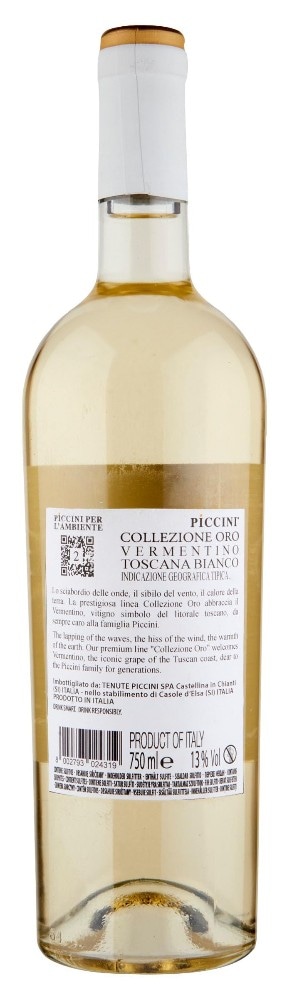Tenute Piccini Vermentino Toscana Collezione Oro 750 ml in offerta da Carrefour