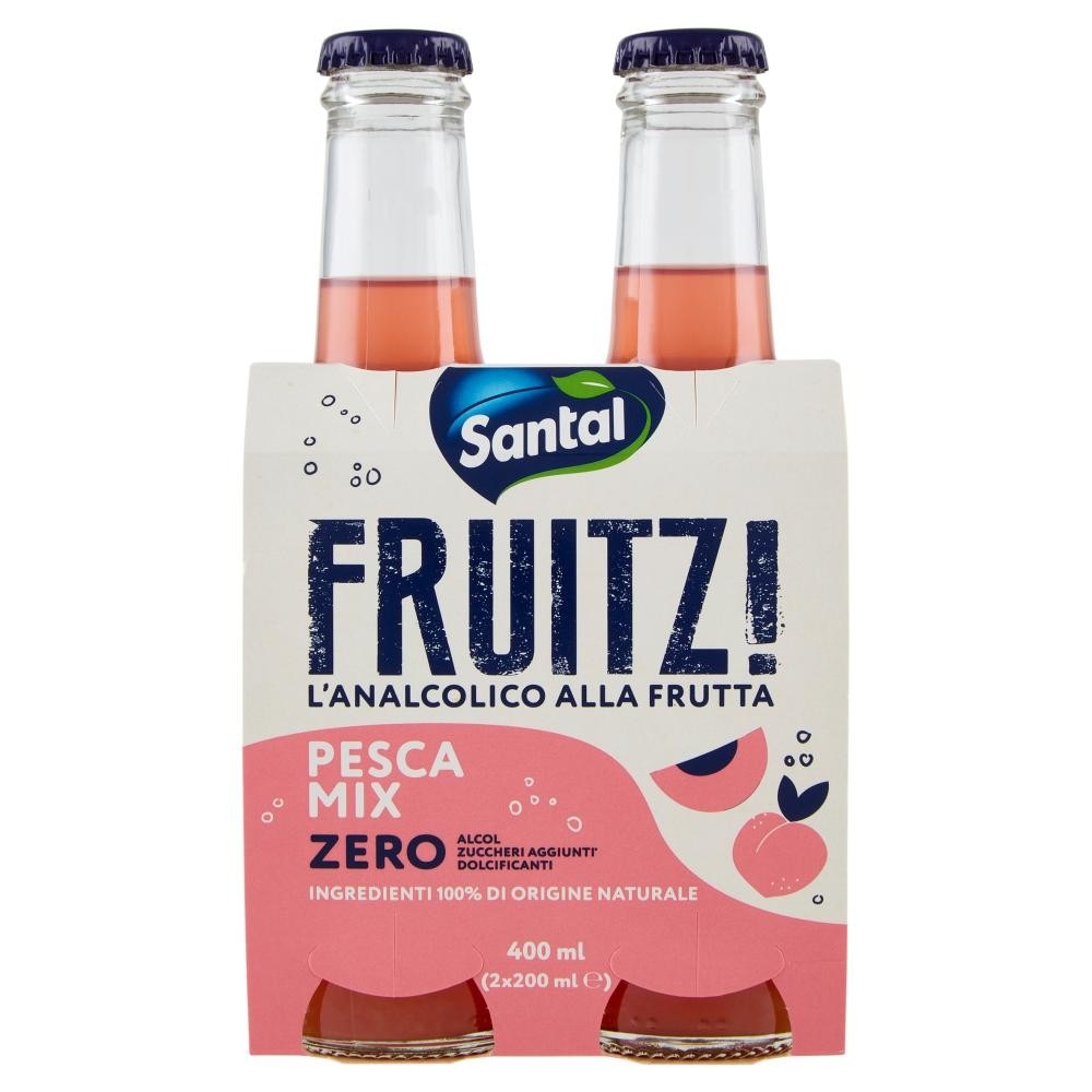 Bevanda analcolica alla frutta Fruitz! Santal 2x200 ml in offerta da Bennet