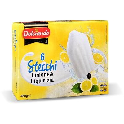 Stecchi Limone & Liquirizia 6 PZ, 480 g Dolciando - Offerta nel negozio Eurospin
