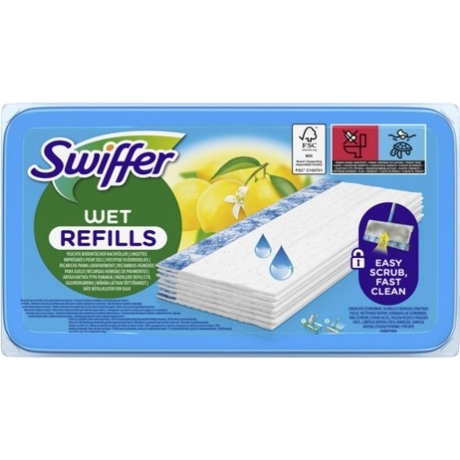 Swiffer Wet Panno Lavapavimenti 24 panni in offerta da Maury's
