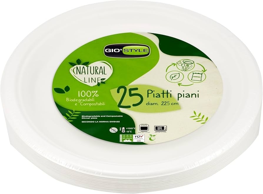 Giostyle piatti piani 25 pezzi in offerta da Risparmio Casa