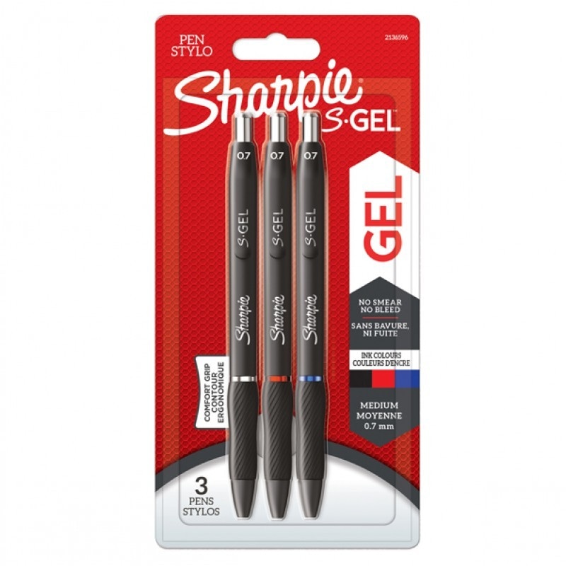 Penne Gel a scatto 3 pezzi Sharpie in offerta da Iper La grande i