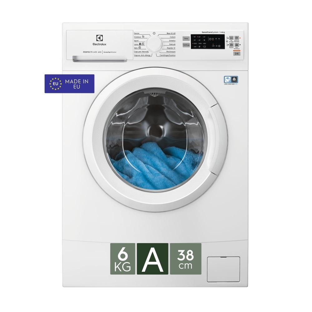 Electrolux lavatrice slim EW6S526A 6 KG in offerta da Euronics