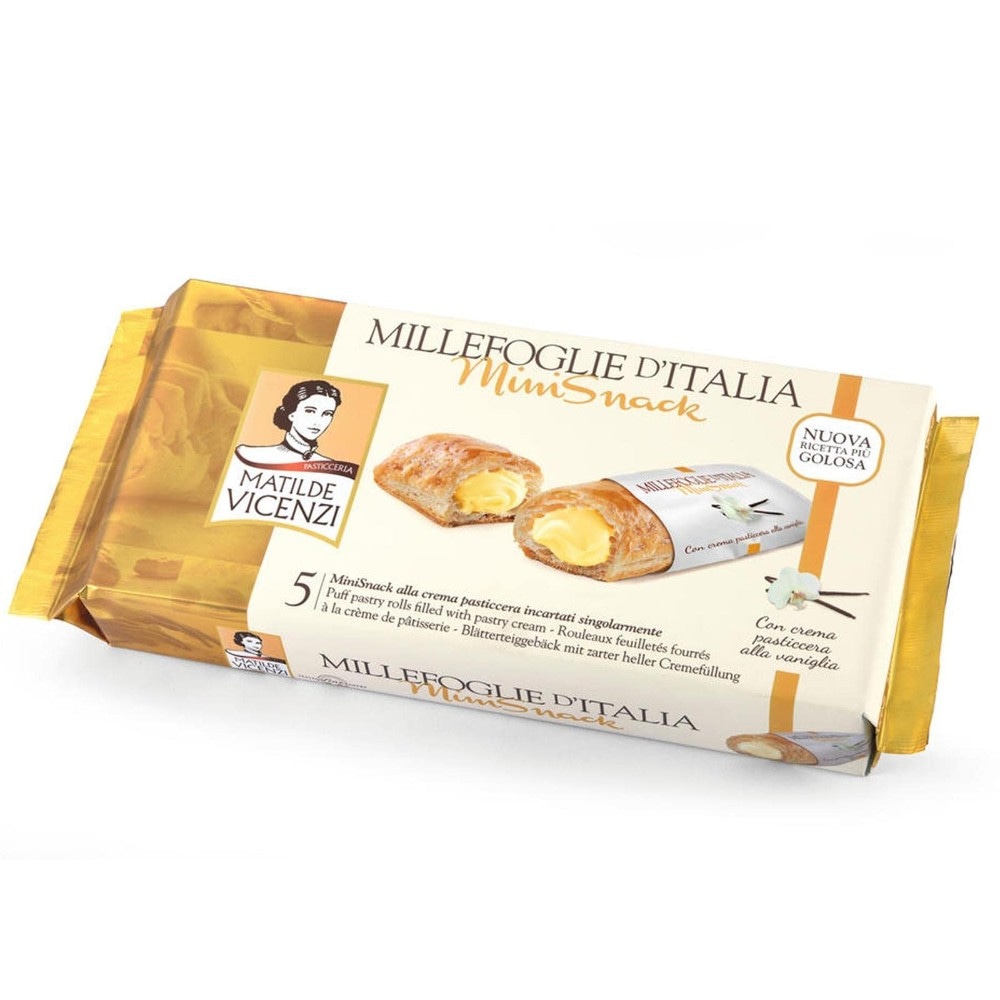 Matilde Vicenzi snack di sfoglia con crema pasticcera 125 g in offerta da ALDI