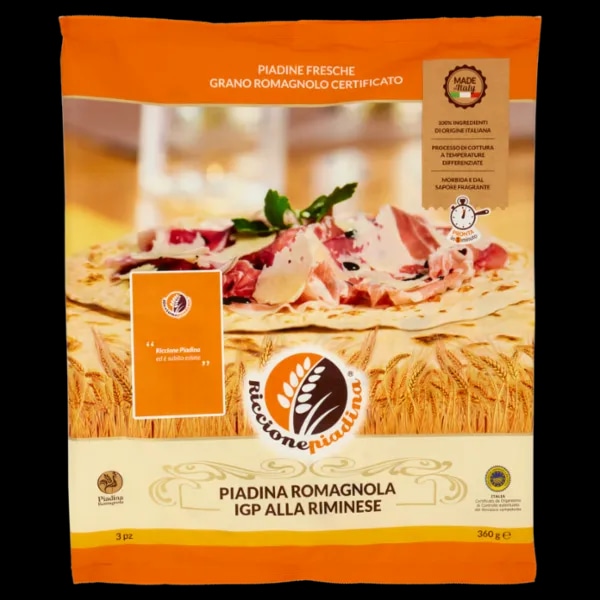 Iper Piadina Romagnola IGP alla riminese conf.3 pezzi 360 g in offerta da Iper La grande i