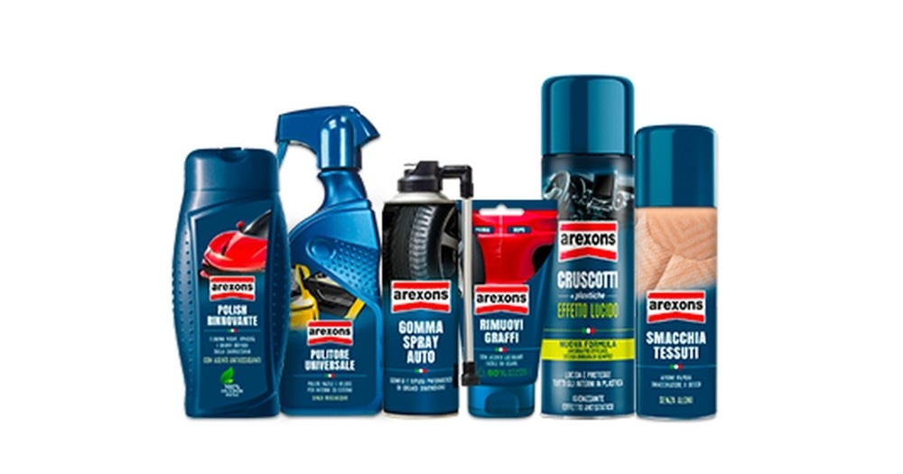 Linea prodotti per la cura dell'auto Arexons in offerta da Il Gigante