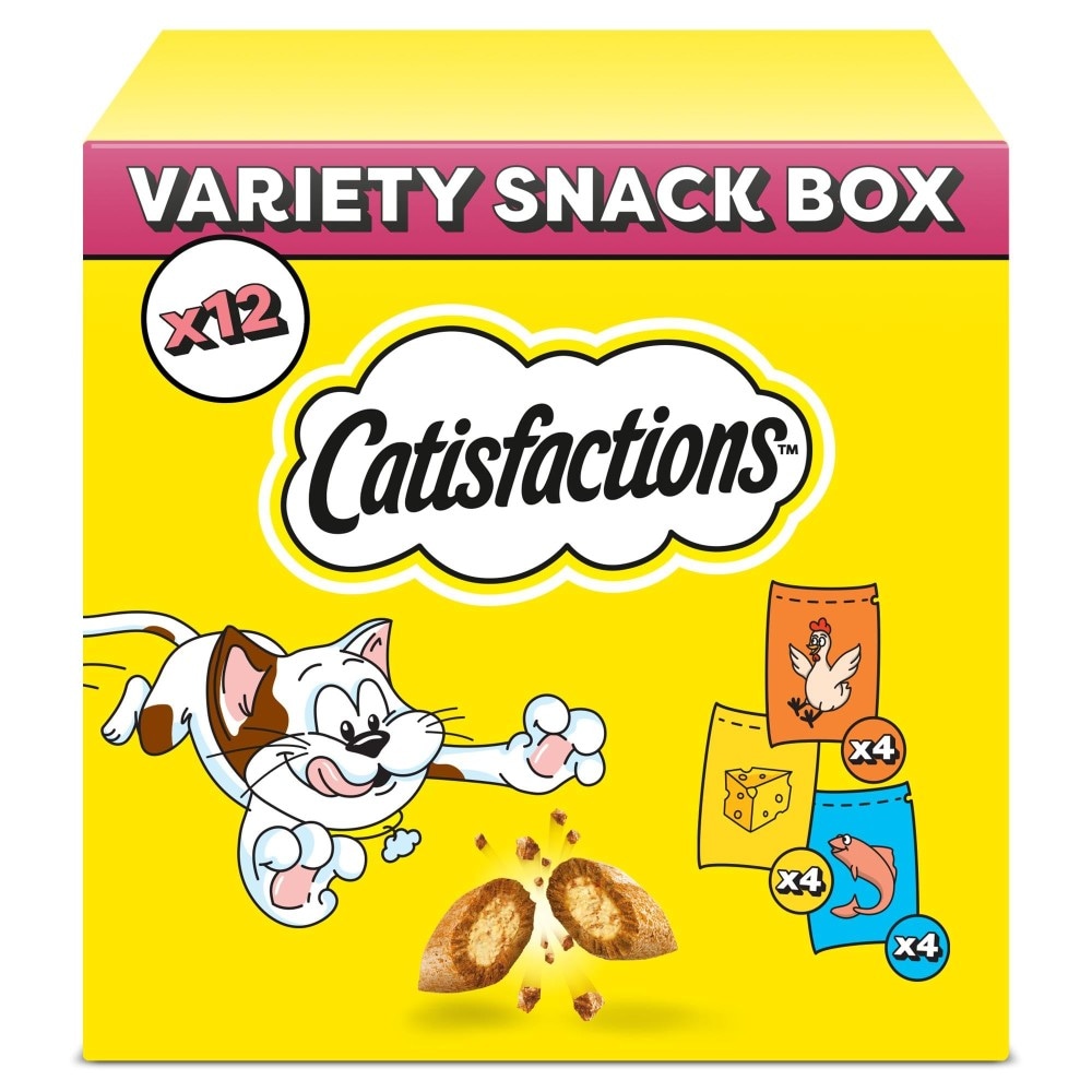 Snack per gatti Catisfactions 12x60 g in offerta da Esselunga