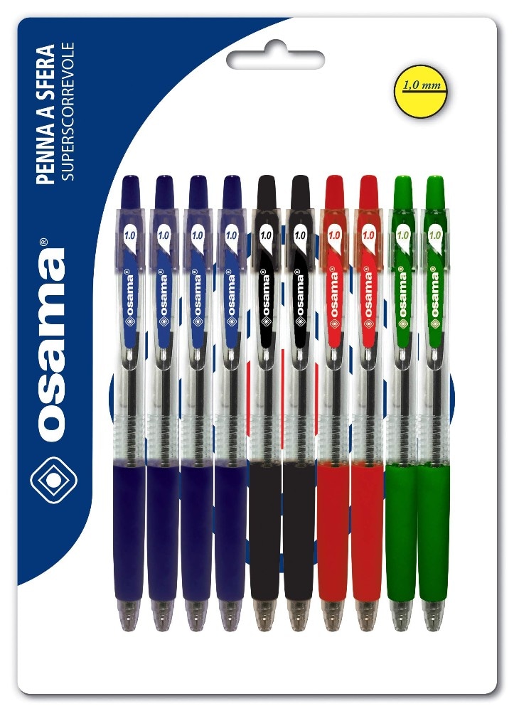 Set 10 penne a sfera a scatto / Set 2 correttori a nastro 20 m in offerta da Eurospin