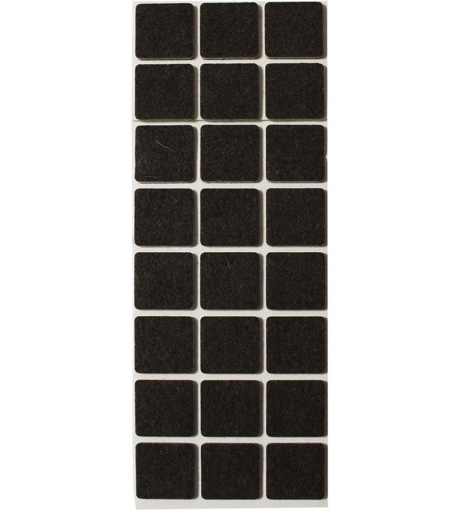 Feltrini quadrati 24 pezzi, 28x28 mm in offerta da Carrefour