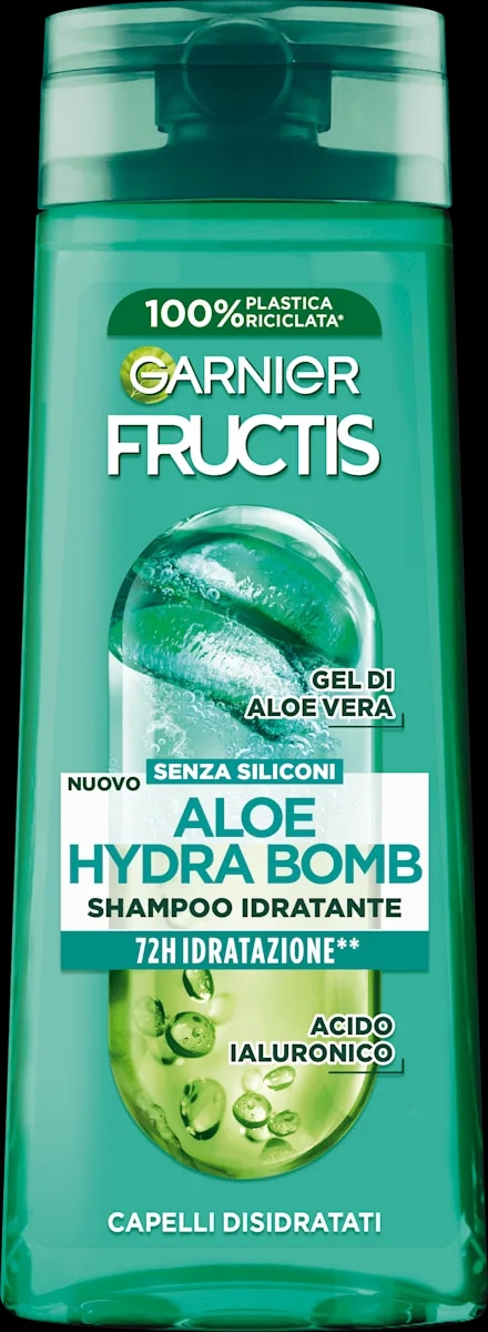 Shampoo Aloe Vera Fructis Hydra Bomb 250 ml GARNIER FRUCTIS in offerta da Carrefour