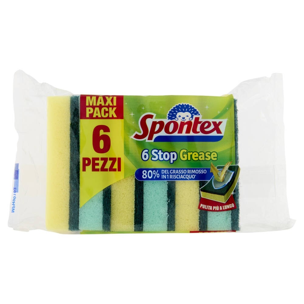 Spugna Stop Grease 6 pezzi SPONTEX - Offerta nel negozio Esselunga