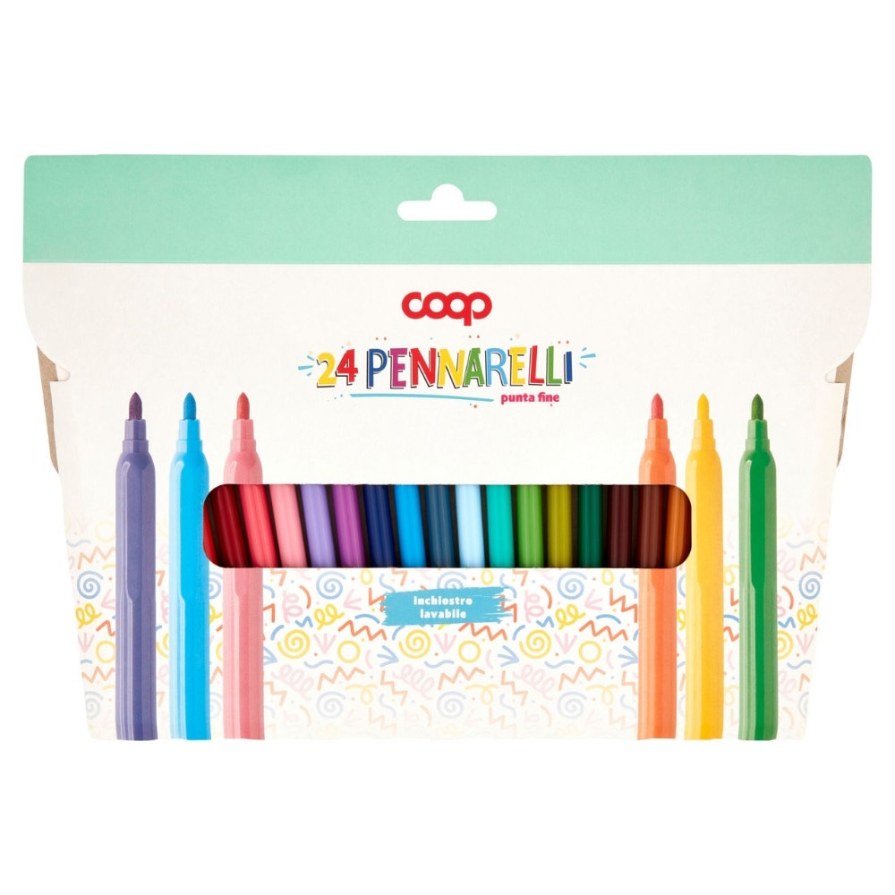 Assortimento pennarelli e matite colorate Coop in offerta da Coop