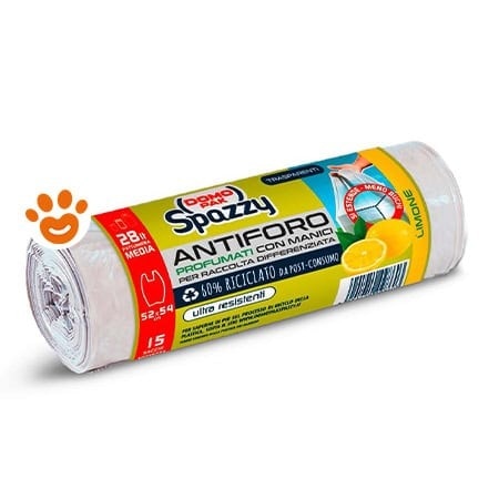 Sacchi Profumati Domopak Spazzy Antiforo 28 lt, conf 15 pezzi in offerta da Carrefour