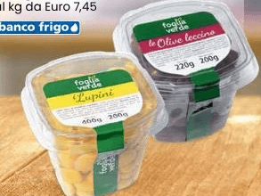 Lupini/Olive Leccino 200 g Foglia Verde in offerta da Eurospin