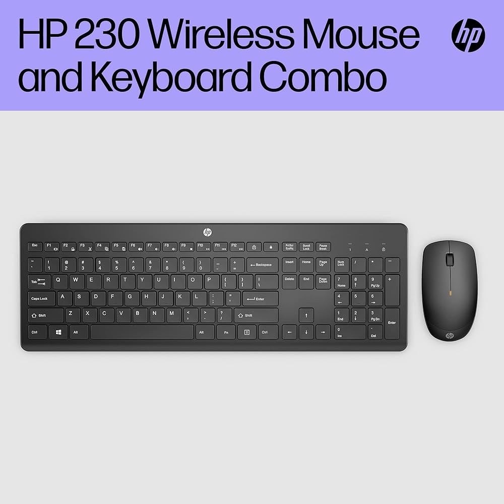 HP Tastiera + Mouse Wireless HP 230 - Offerta nel negozio Comet