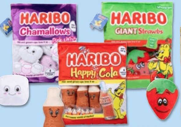 Haribo Cuscino con peluche in offerta da Lidl