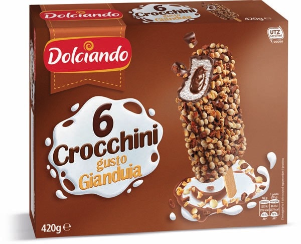 Crocchini amarena/gianduia 6 PZ, 420 g Dolciando in offerta da Eurospin