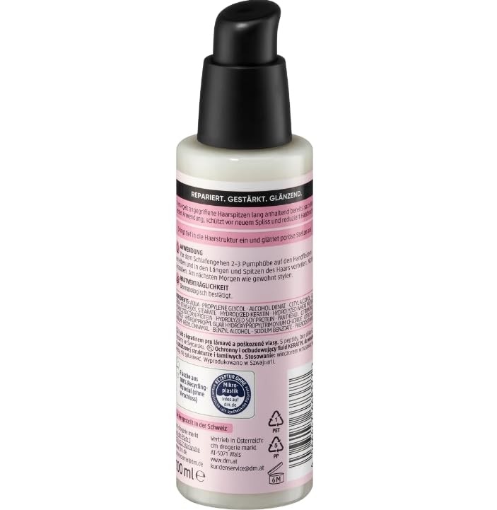 Balea PROFESSIONAL fluido notte riparatore con cheratina e peptidi 100 ml in offerta da Dm