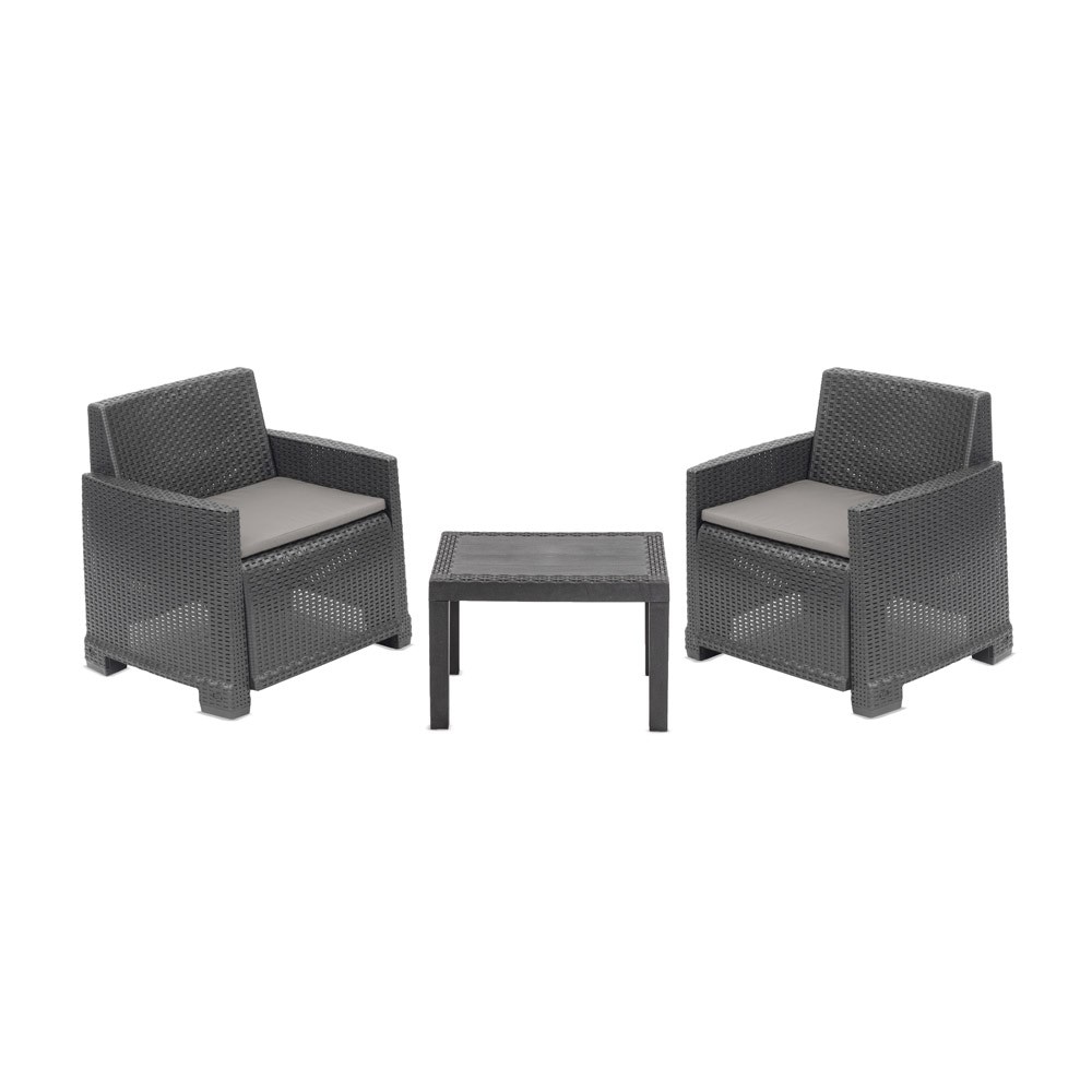 Tavolino con 2 poltrone Orta PROGARDEN in offerta da Happy Casa