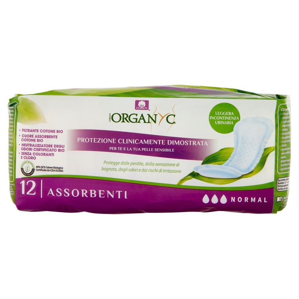 Corman Organyc Assorbenti Normal 12 pezzi in offerta da Bennet