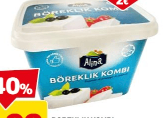 Boreklik Kombi preparato di formaggio 800 g Alina in offerta da Dpiù