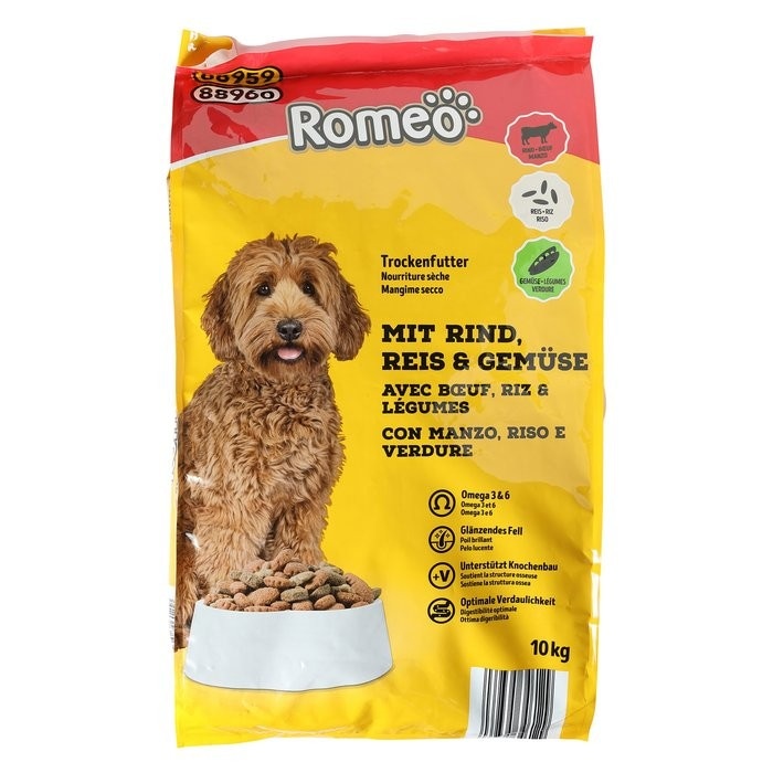 Romeo crocchette per cani 10 kg in offerta da ALDI