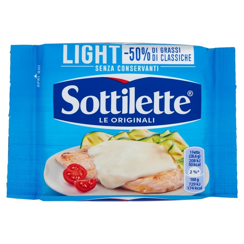 Sottilette Light 7 fette, 200 g in offerta da Bennet