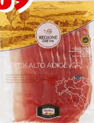Speck Alto Adige IGP 100 g in offerta da ALDI
