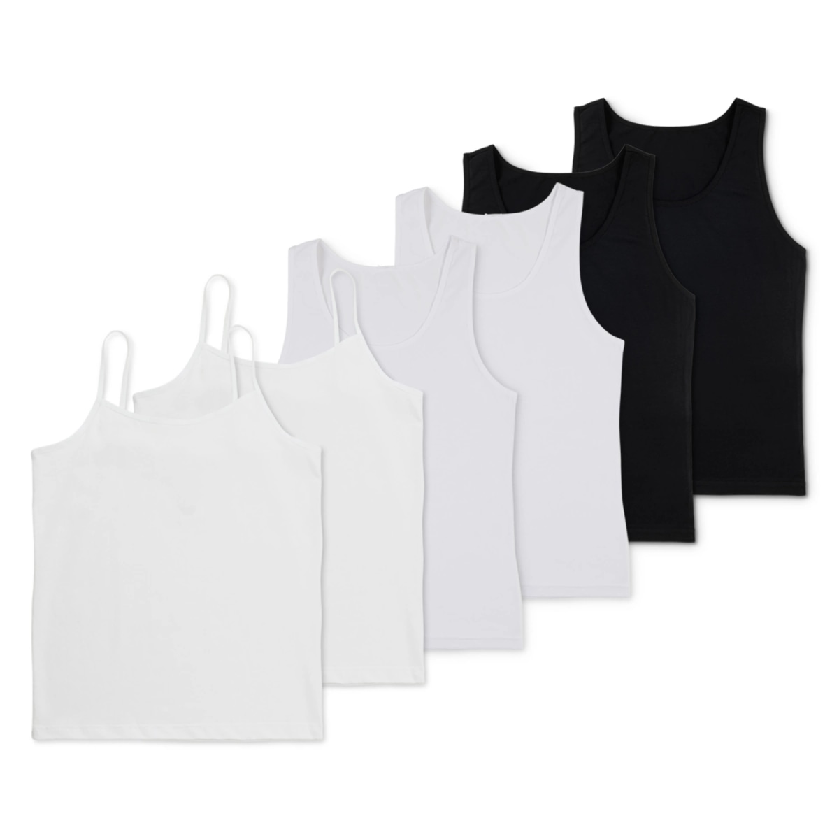 UP2FASHION BASICS canotta da uomo 5 pezzi in offerta da ALDI