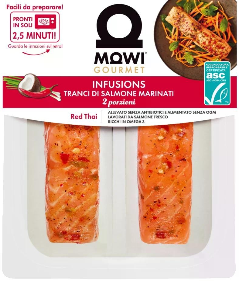 Mowi trancio di salmone 220 g in offerta da Panorama