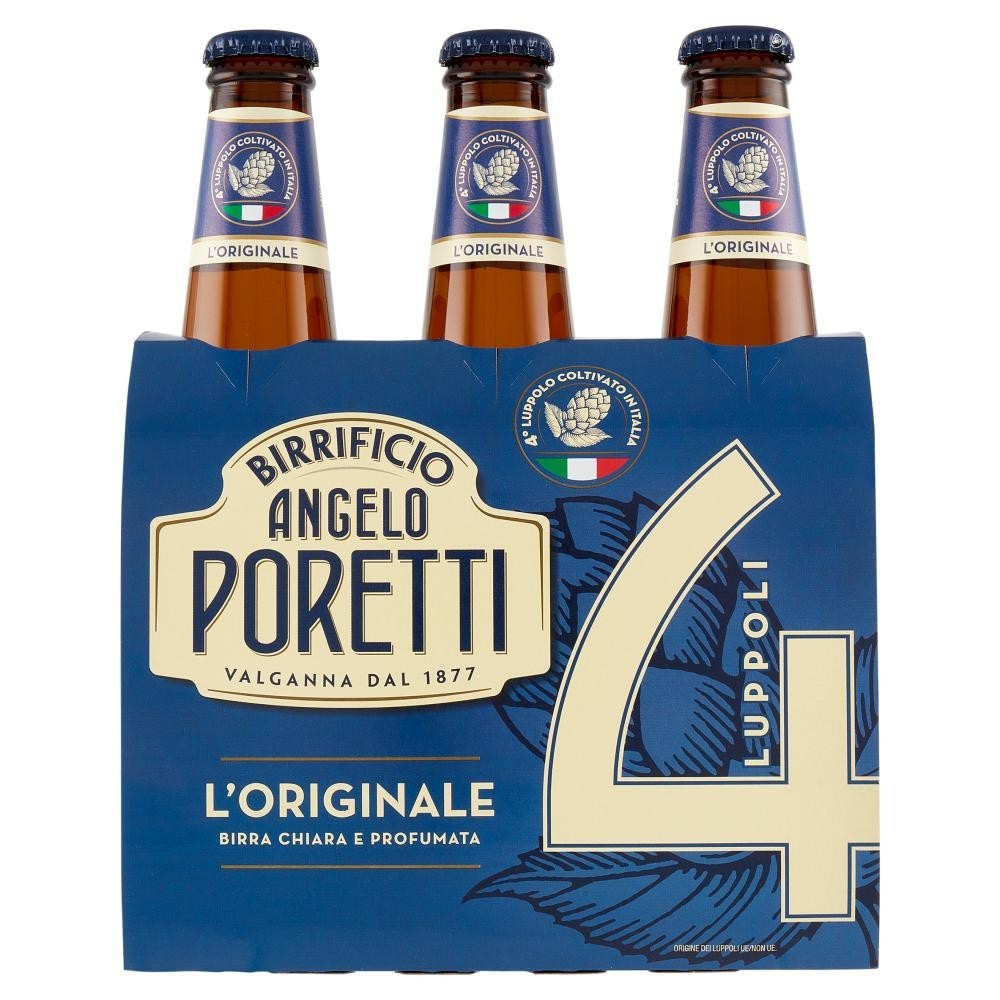 Birra Angelo Poretti L'Originale 4 Luppoli 3 x 330 ml Birrificio Angelo Poretti in offerta da ALDI