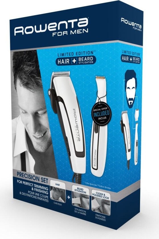 Rowenta Precision Set tagliacapelli e rifinitore YD3034 in offerta da Unieuro
