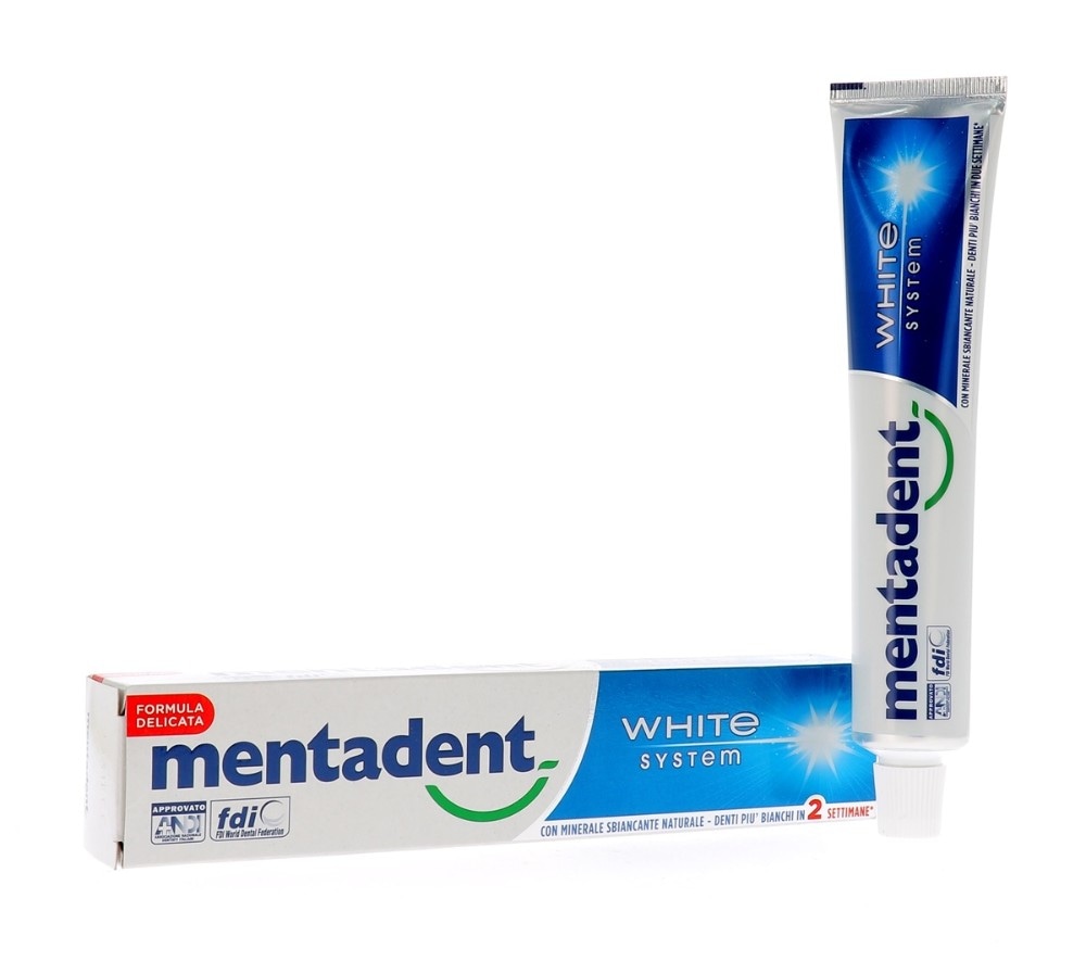 Mentadent White System Original 75 ml - Offerta nel negozio Acqua & Sapone