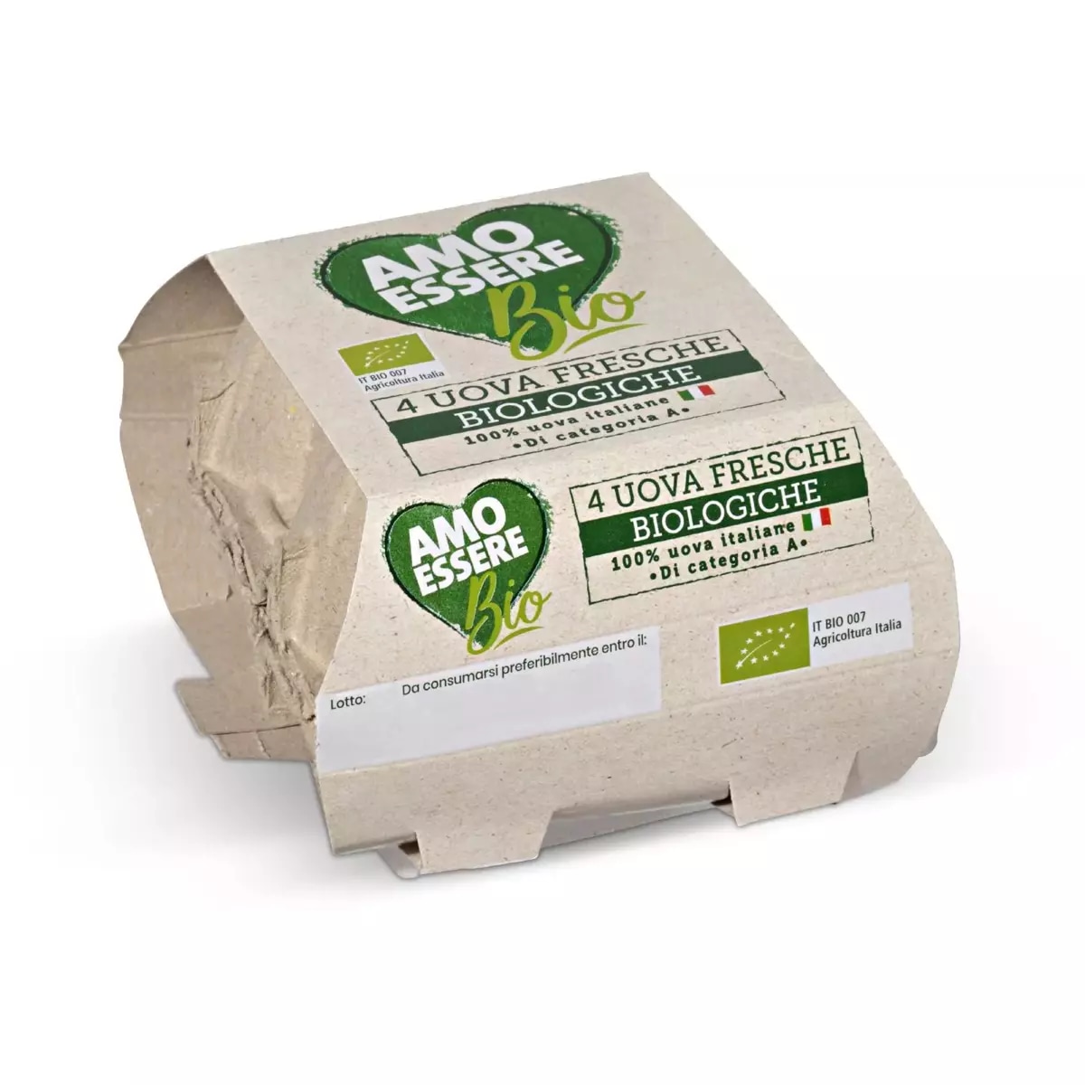 Uova fresche biologiche 4 pezzi in offerta da Lidl