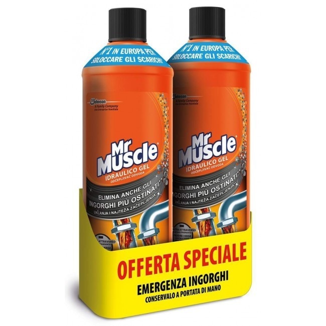 Mr Muscle disgorgante idraulico Gel 1 l x2 in offerta da Iper La grande i