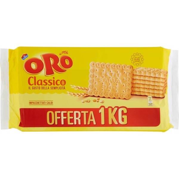 Biscotti Oro Classico Saiwa 1000 g in offerta da Il Gigante