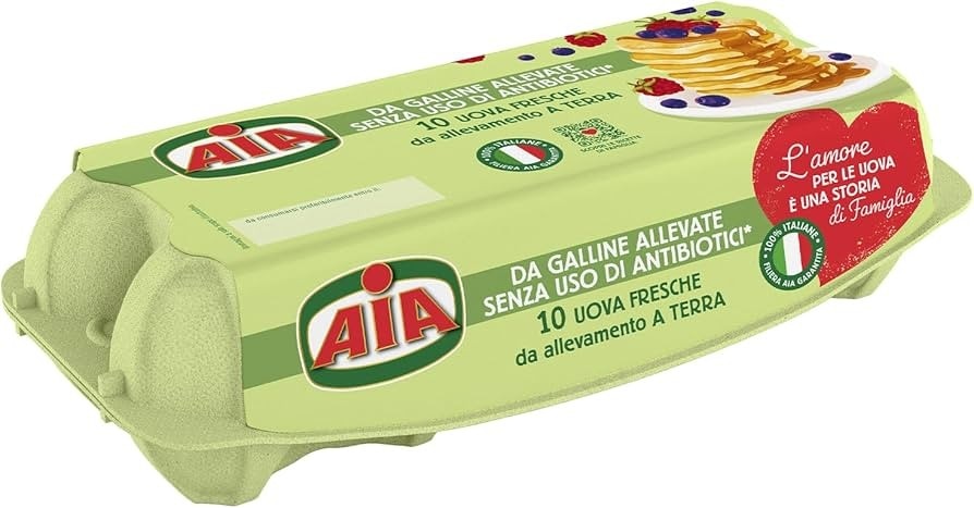Aia uova senza uso di antibiotici 10 pezzi in offerta da ALDI