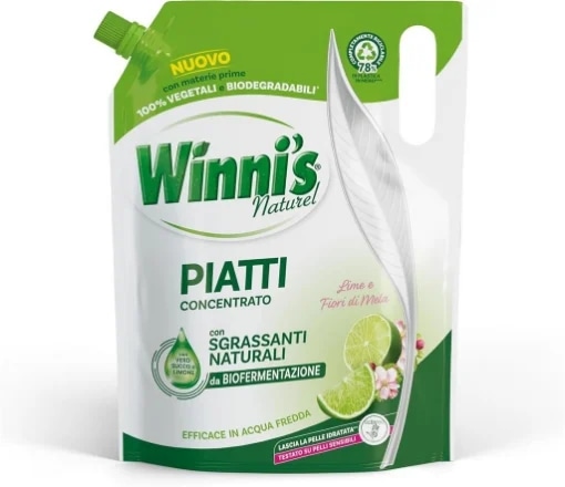 Detersivo Piatti Winni's Ricarica 900 ml in offerta da Maury's