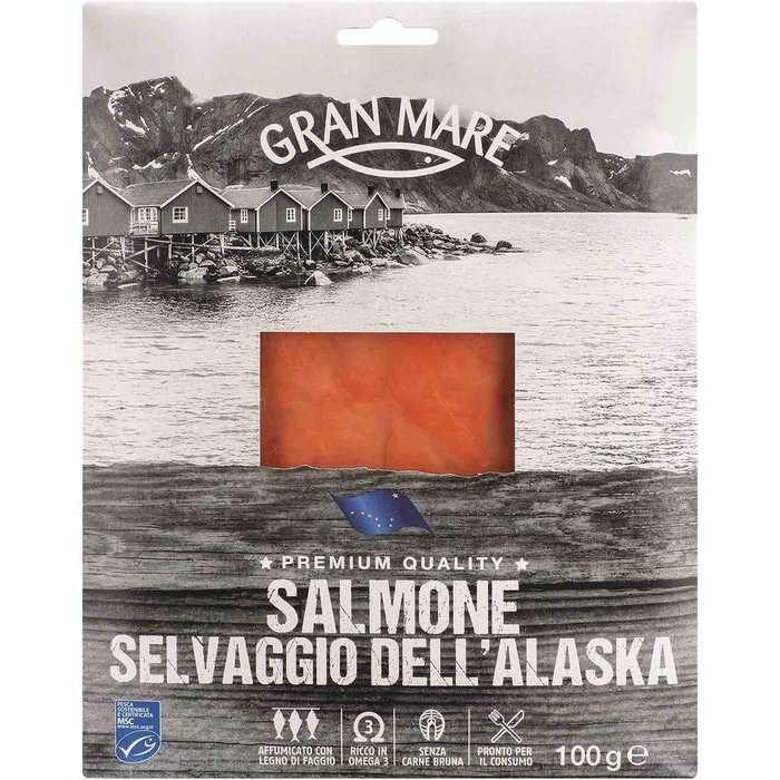 Salmone selvaggio dell'Alaska Gran Mare 100 g - Offerta nel negozio Penny